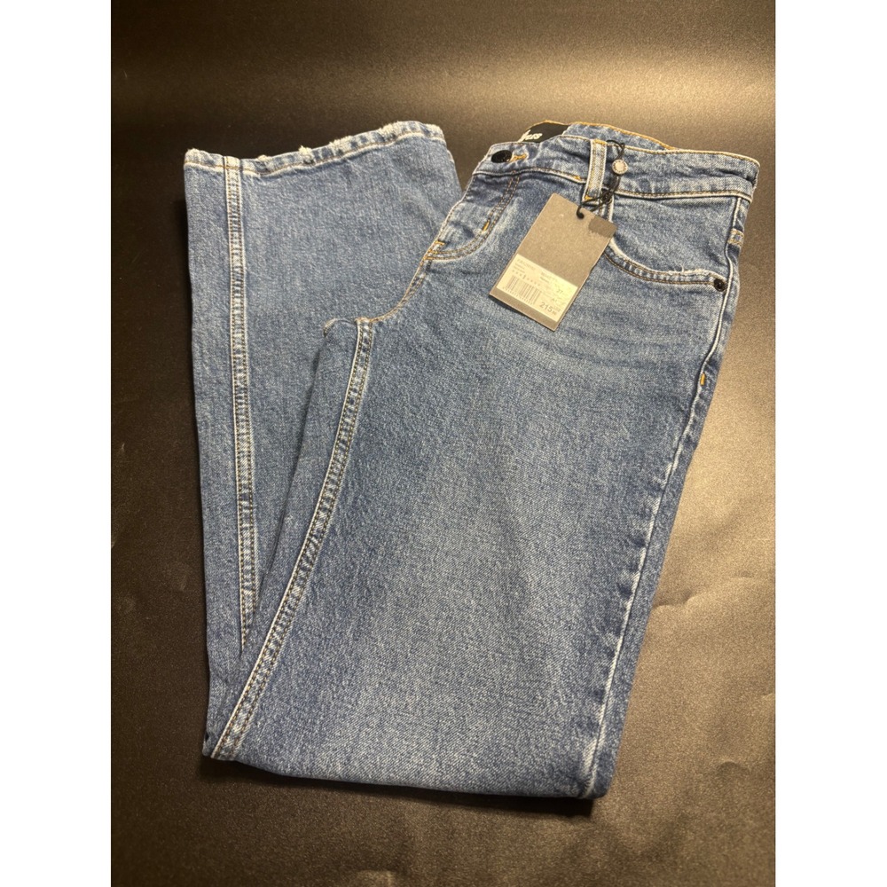 The Kooples Blue Denim Boot‎ Cut Jeans Size 27 Botton Fly
